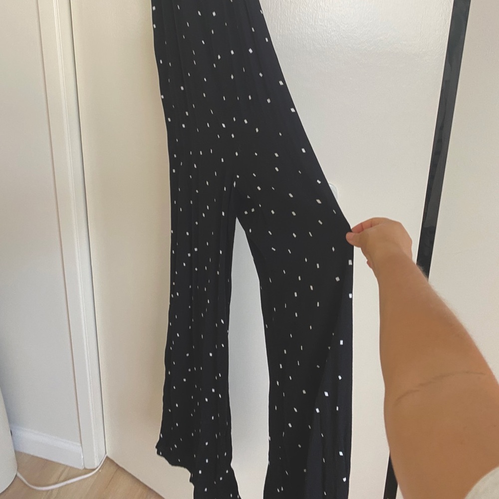 Blue Life Black and White Jumpsuit